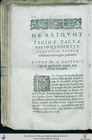 Ne aliquot paginae vacuae reliquerentur…