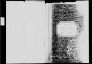 Hohensachsen, katholische Gemeinde: Sterbebuch 1810-1869