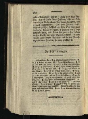 Verbesserungen