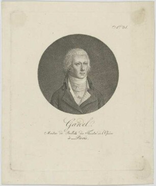 Bildnis des Pierre Gabriel Gardel