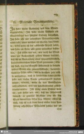 II. Materiale Verantwortung