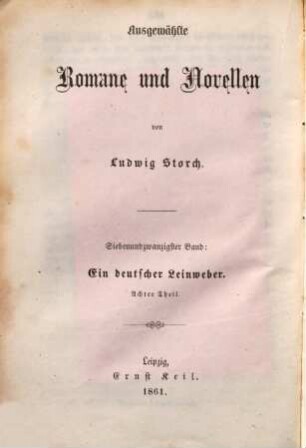 Ein deutscher Leinweber : Zeit- und Lebensbilder aus der ersten Hälfte des sechzehnten Jahrhunderts, 2,4.. Karl von Spanien : Roman in vier Theilen