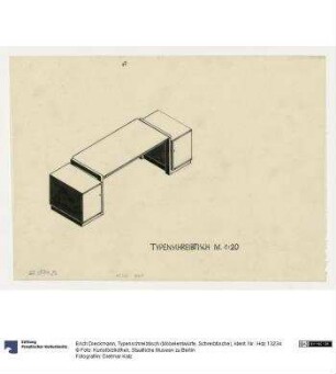Typenschreibtisch (Möbelentwürfe, Schreibtische)