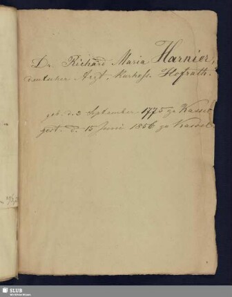 Nr. 13. Harnier, Richard Maria
