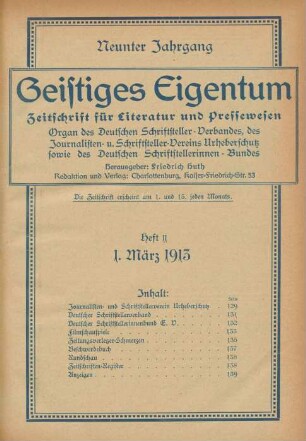 Heft 11 (1. März 1913)