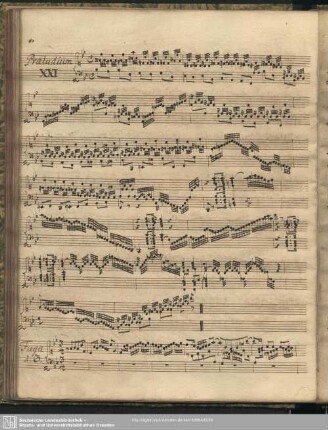 Praeludium XXI... [BWV 866]
