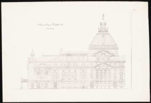 Schauspielhaus, Frankfurt/Main: Seitenansicht