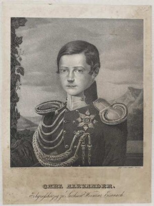 Bildnis des Großherzogs Carl Alexander von Sachsen-Weimar