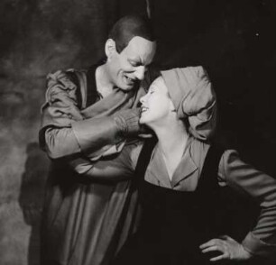 Gustav Gründgens und Elisabeth Flickenschildt als Mephisto und Marthe