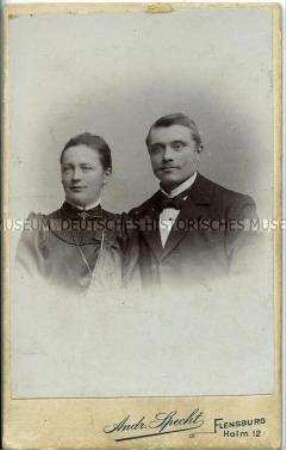 Porträt eines Paares, Carte de visite