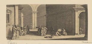 Fußwaschung (Callot, Große Passion, Bl. 1)