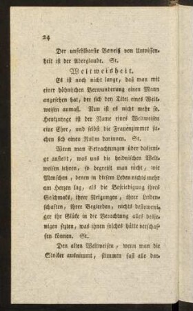 24-56, Weltweisheit. Sittenlehre. Wissenschaften. Satyre. Kritik. Genie. Verstand.