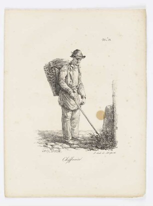 Chiffonier, Blatt 82 der Folge "Rufe von Pariser Straßenhändlern"