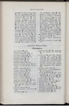 Specielle Entomologie.
