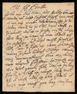 Brief von Johann Jakob Waldschmidt an Johann Dolaeus