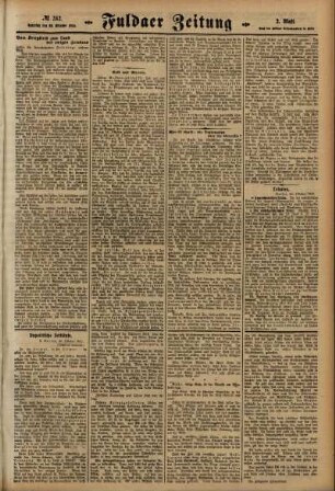 Zweite Ausgabe vom Samstag, den 30. Oktober 1915.