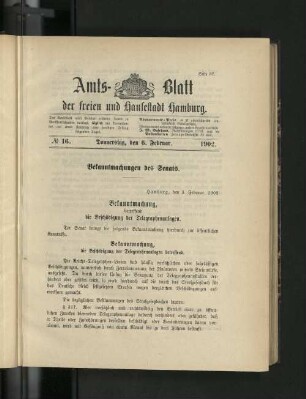 No. 16. 6. Februar. 1902.