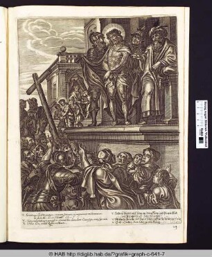 Christus vor dem Volk.