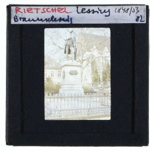 Braunschweig, Rietschel, Lessing-Denkmal