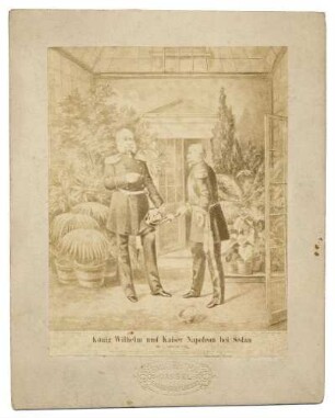 König Wilhelm und Kaiser Napoleon bei Sedan