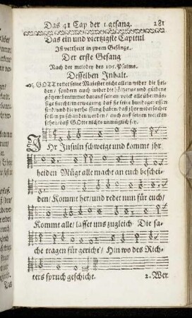 Das ein und viertzigste Capitul. - Das fünf und viertzigste Capitul.
