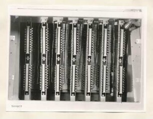 Fernsteuerung, Wechsel-Kontrollverfahren, Teilansicht 2, Foto 1956