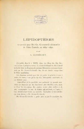 Mémoires sur les lépidoptères, 9 : Avec 14 planches coloriées