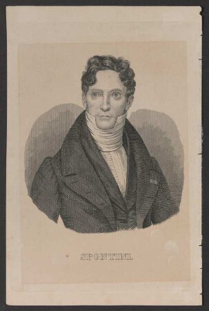Porträt Gaspare Spontini (1774-1851)