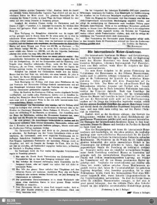 Die internationale Meter-Konferenz