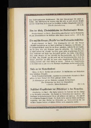Der englische Kreuzer "Majestic" vor den Dardanellen beschädigt.