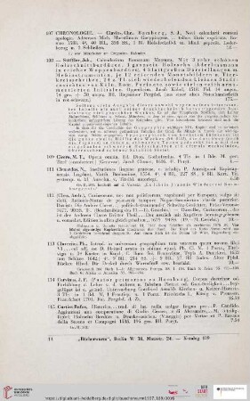 Chronologie (Nr. 107 - 108)