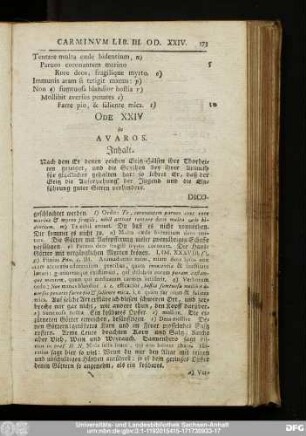 Ode XXIV in Avaros.