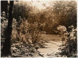 Garten Lukasch, Hamburg: Stauden am Plattenweg