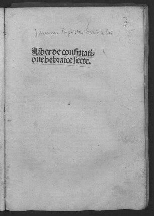 Liber de confutatione hebraice secte
