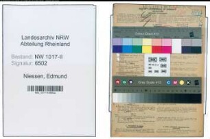 Entnazifizierung Edmund Niessen , geb. 04.08.1911 (Kaplan)