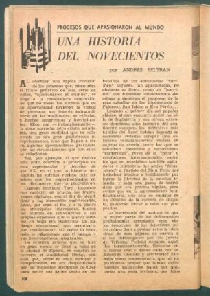 Una historia del novecientos : Procesos que apasionaron al mundo