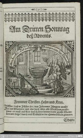 Am Dritten Sonntag deß Advents
