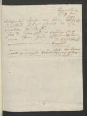 Brief von Johann Jacob Kohlhaas