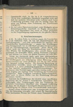 E. Strafbestimmungen.