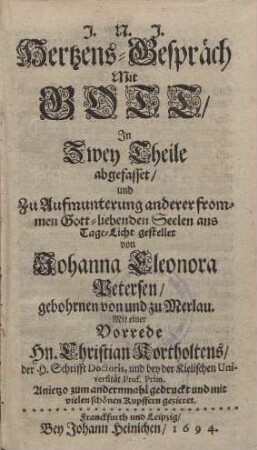 Hertzens-Gespräch Mit Gott
