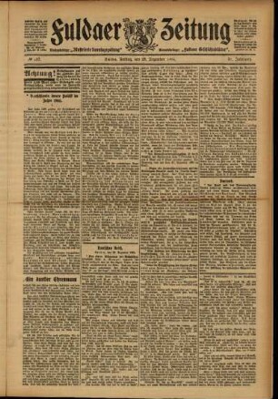 Ausgabe vom Freitag, den 29. Dezember 1905.