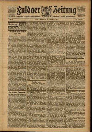 Ausgabe vom Freitag, den 29. Dezember 1905.