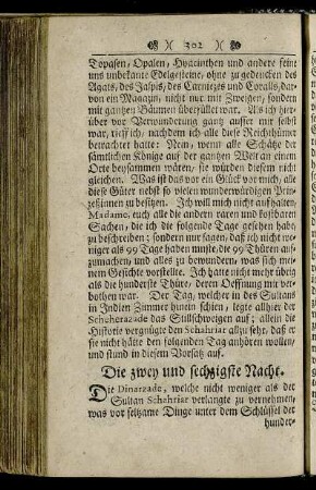 Die zwey und sechzigste Nacht.
