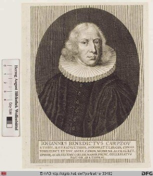 Bildnis Johann Benedict Carpzov d. J.