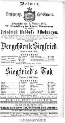 Siegfried's Tod