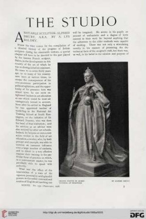 37: A notable sculptor: Alfred Drury, A.R.A.