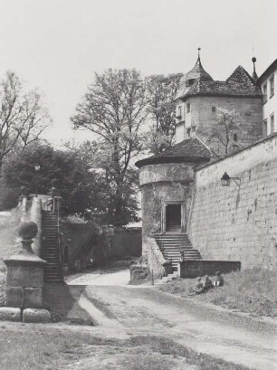 Kronach, Feste Rosenberg : Kronach. Feste Rosenberg. D. Engelhart. Südwest-Seite von Südosten