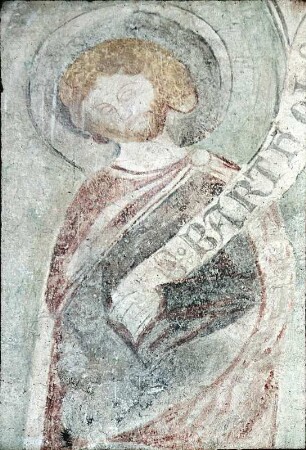 Neunter Apostel: Bartholomäus (Südseite, östliches Wandfeld)
