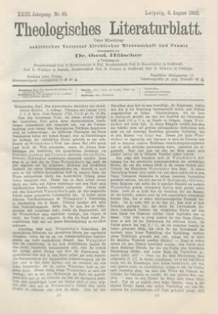 377-379 [Rezension] Weizsäcker, Carl, Das apostolische Zeitalter der christlichen Kirche