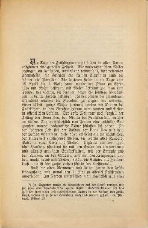 Die Walpurgisnacht in Sage und Dichtung : Vortrag gehalten im Mannheimer Altertumsverein